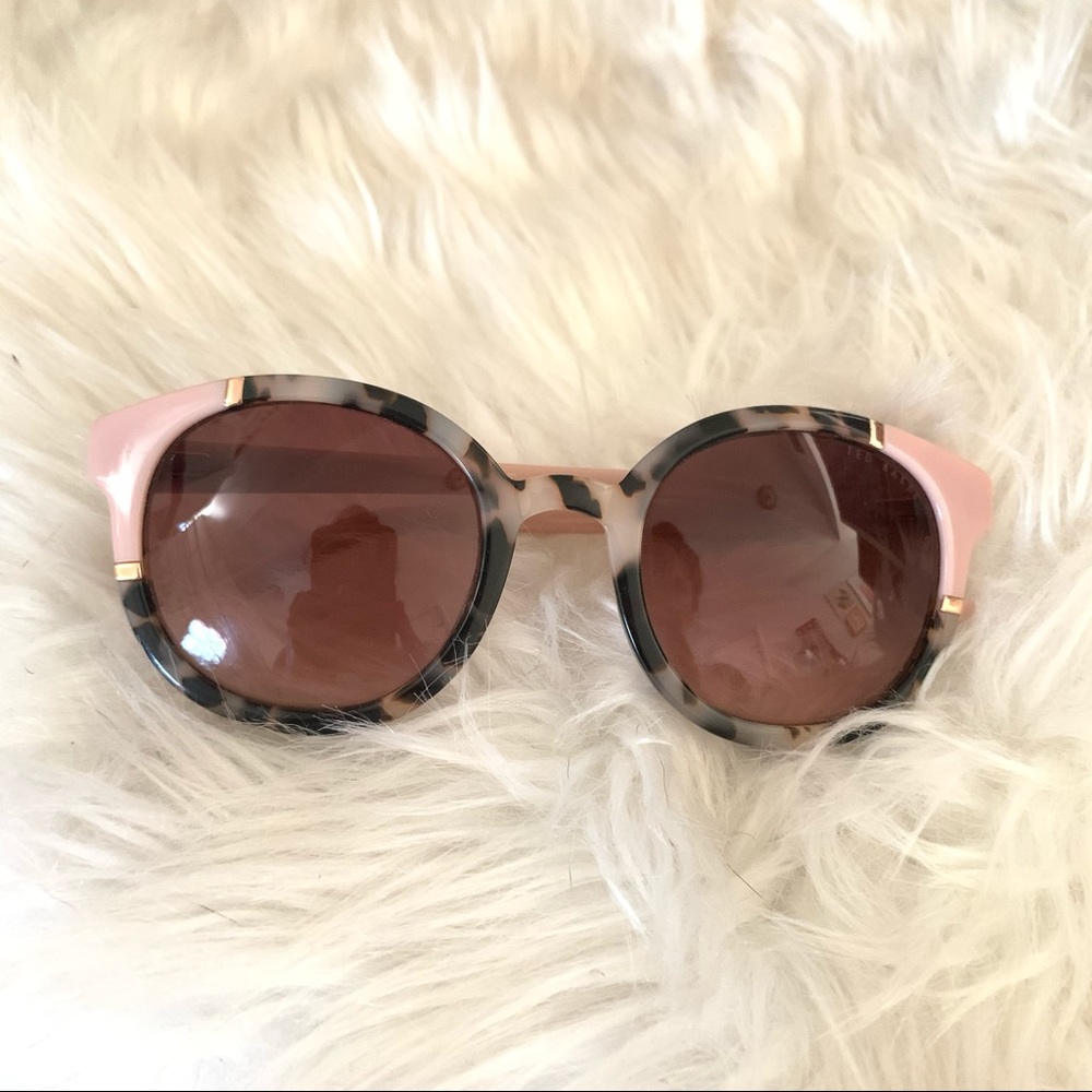 Ted Baker pink & tortoise sunglasses